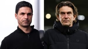 Mikel Arteta et Thomas Frank, entraîneurs d'Arsenal et de Brentford respectivement, expriment leur inquiétude quant au licenciement de Frank par Tottenham.