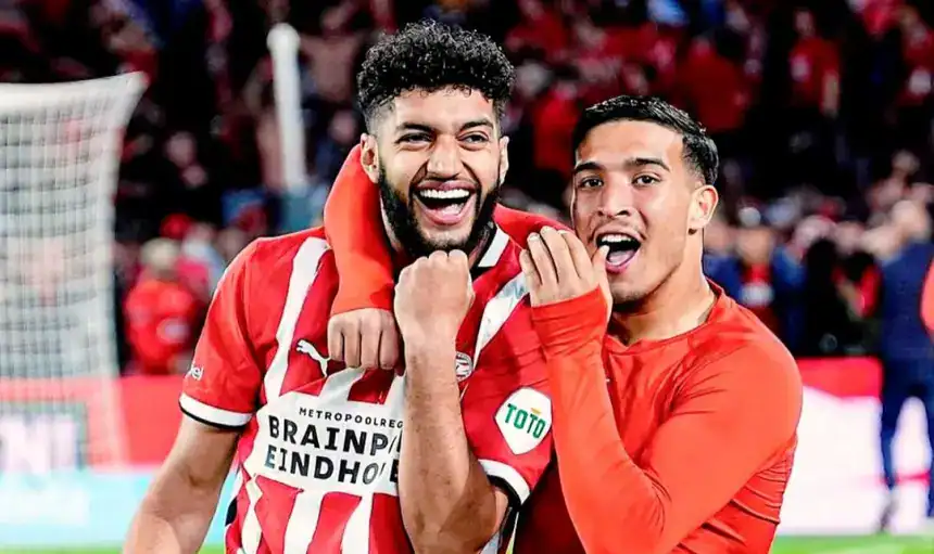 Ismael Saibari's brace leads PSV to dramatic comeback win