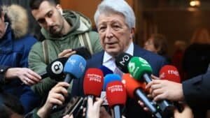 Atletico president slams Spanish FA head over cup final venue