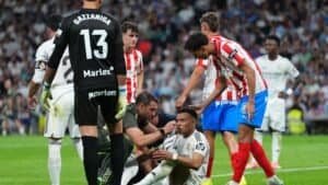 Mbappe Denied Penalty Despite Bleeding Injury