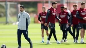 Arteta geeft update over fitheid Arsenal-trio voorafgaand aan Sporting Clash