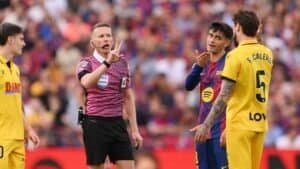 Le but refusé de Barcelone suscite l'indignation