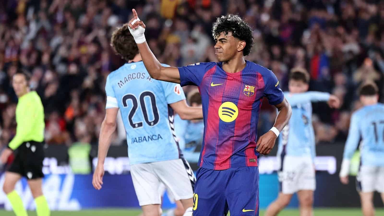 لامين يامال يكرر خطأ الركلة الملعونة لإنييستا