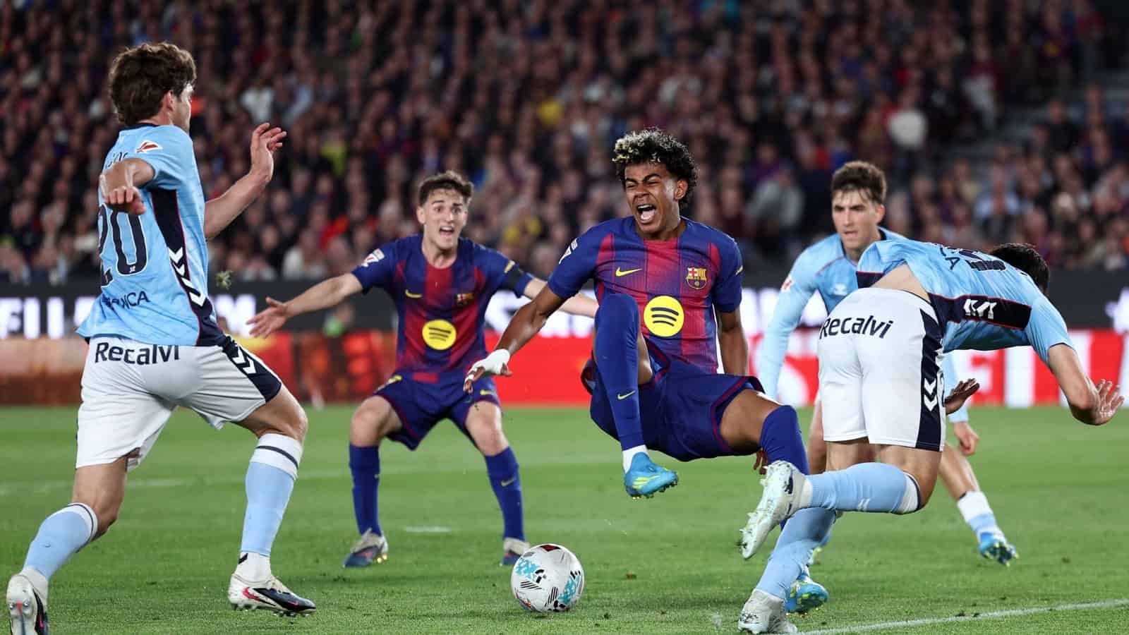 برشلونة يخالف القواعد لحماية يامال من الصدمة النفسية