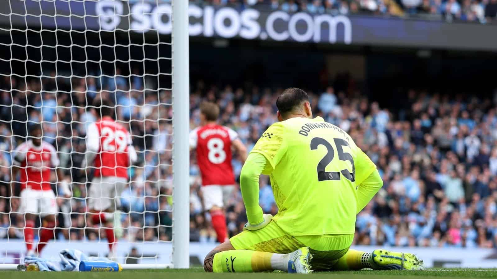 بطولات دوناروما تشعل حماس الجماهير بعد مواجهة سيتي وآرسنال