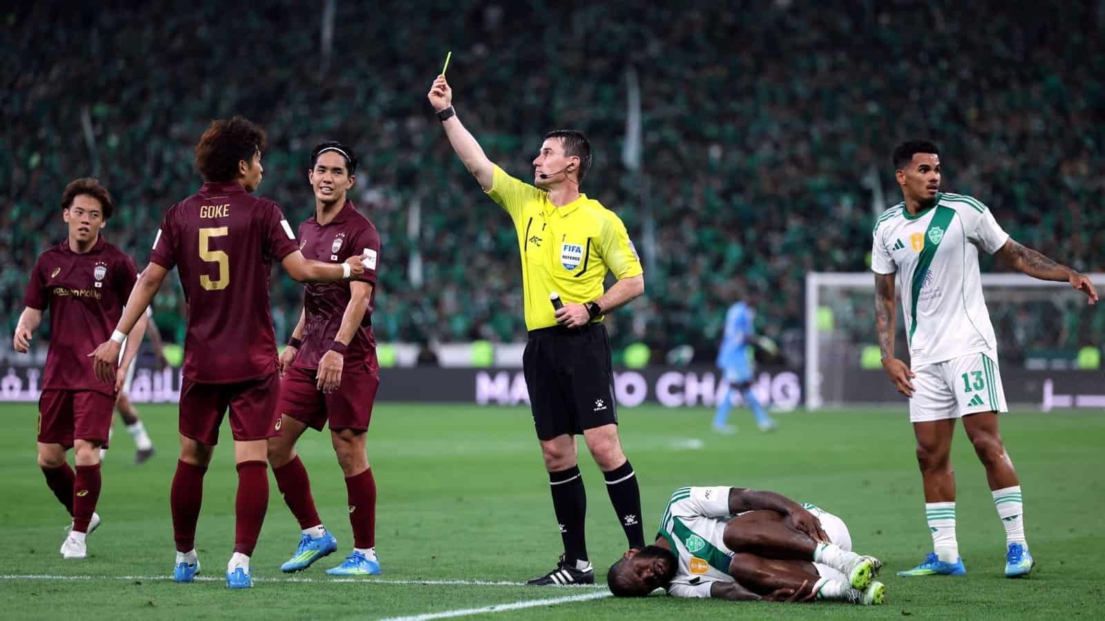 L'expert arbitral confirme que le carton rouge du Vissel Kobe est correct.