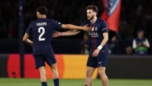 Psg ontvangt slecht nieuws over Hakimi, maar goed nieuws over Mendes en Kvaratskhelia.