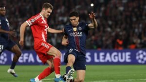 Hakimi played full Bayern match injured, fears over decisive clash